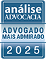 Advogado mais admirado 2025